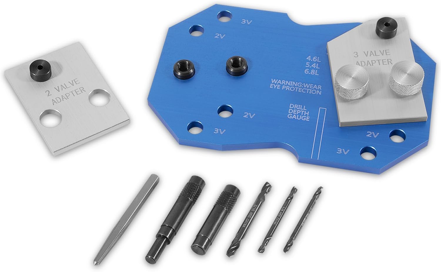 68500 Manifold Drill Template for Ford 2V & 3V Triton Engines (4.6L, 5.4L and 6.8L)