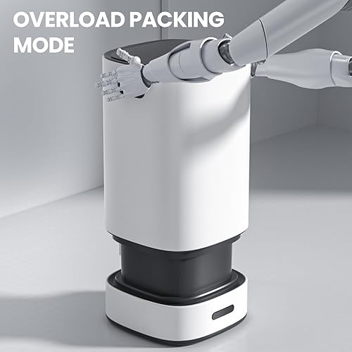 Miniatura 2 de ELPHECO Cubo de basura automático de acero inoxidable con sensor de 4 galones, cubo de basura autosellante, cubo de basura de 15 litros, cubo de