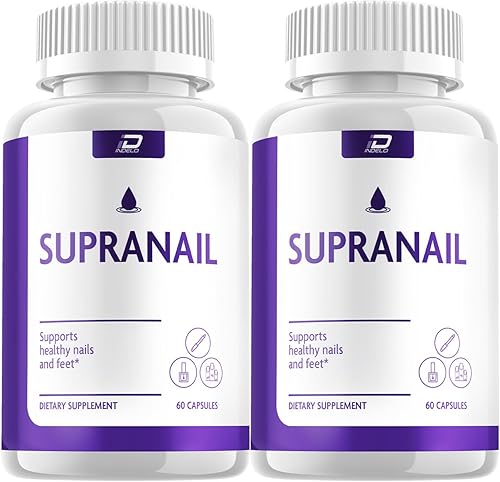 Supranail Cápsulas para mujeres y hombres  Fórmula oficial de pastillas para uñas Supra para apoyo a la salud de las uñas, máxima resistencia con