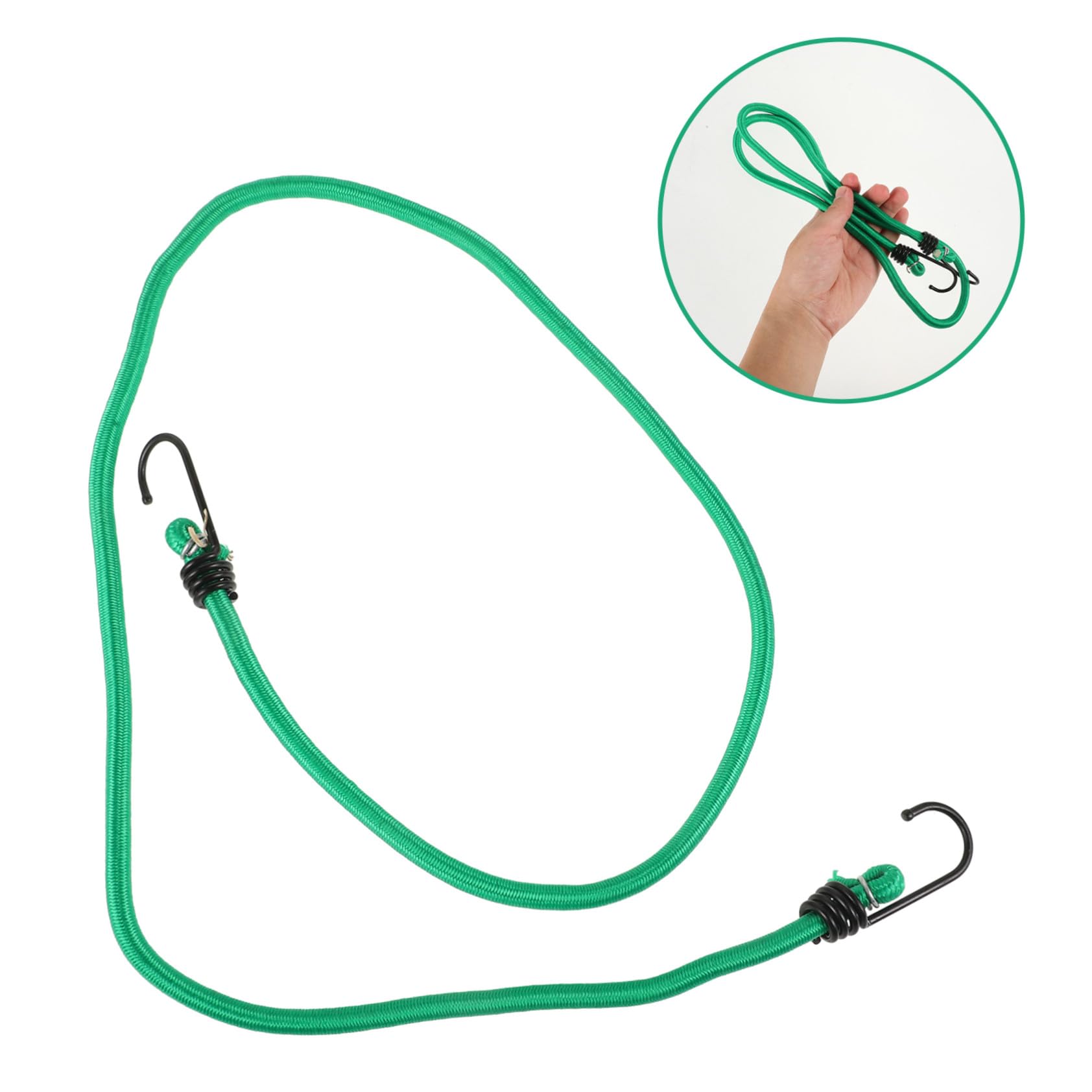 Toyvian 10pezzi Corda Elastica Multiuso per Esterni Corda Elastica per Legare Bagagli da Campeggio con Ganci Fascia per Bagagli e Attrezzature da Campeggio