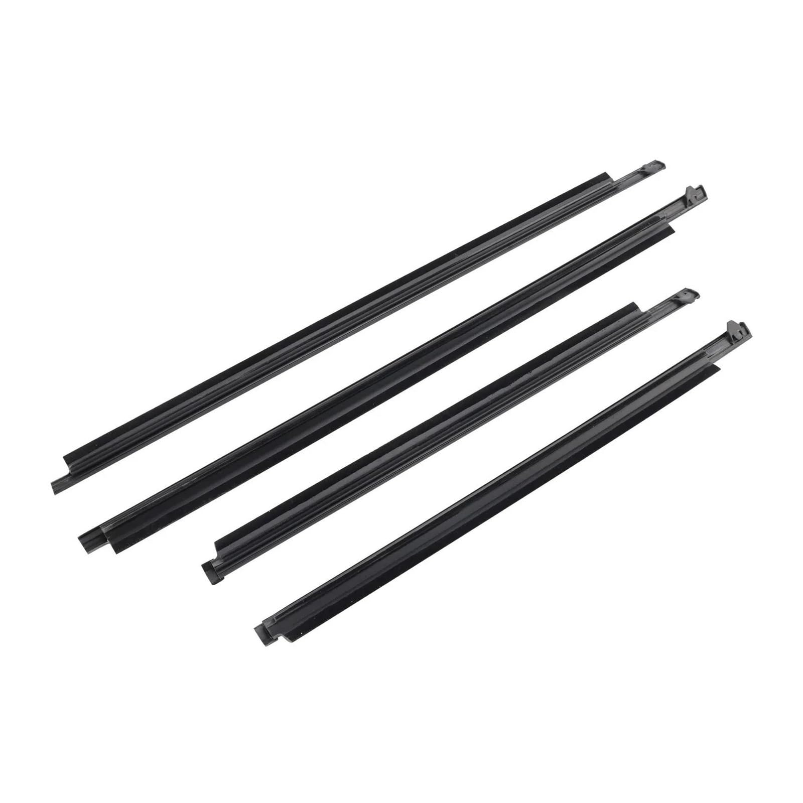 Sealing Strip 4PCS Outer Windows Rubber Weatherstrip Waterproof Pressure Sealing Belt Moulding Trim for Toyota for 4runner 1996-2002
