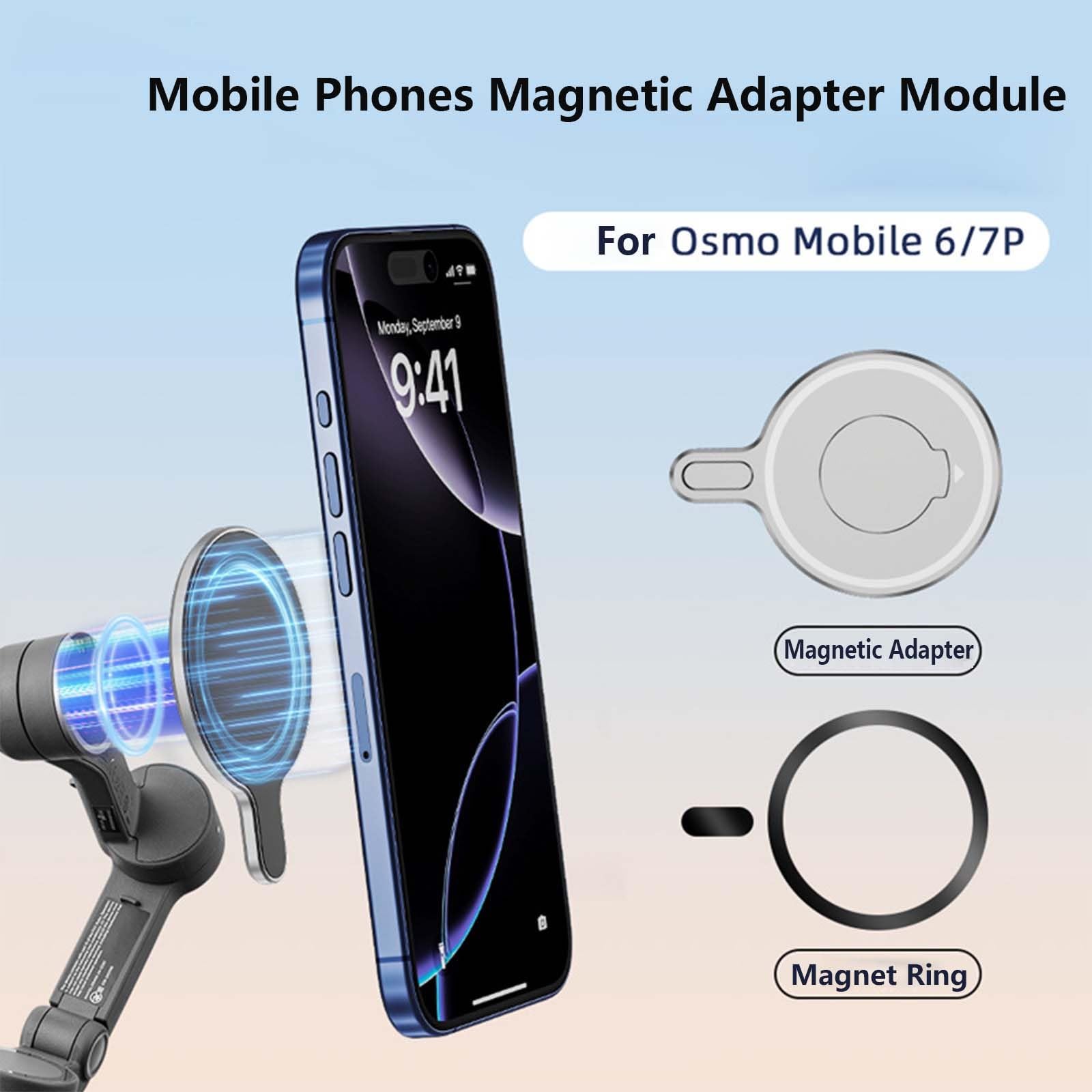 Amazon.com : SZZCNOX Magnetic Adapter Module for DJI Osmo Mobile 6