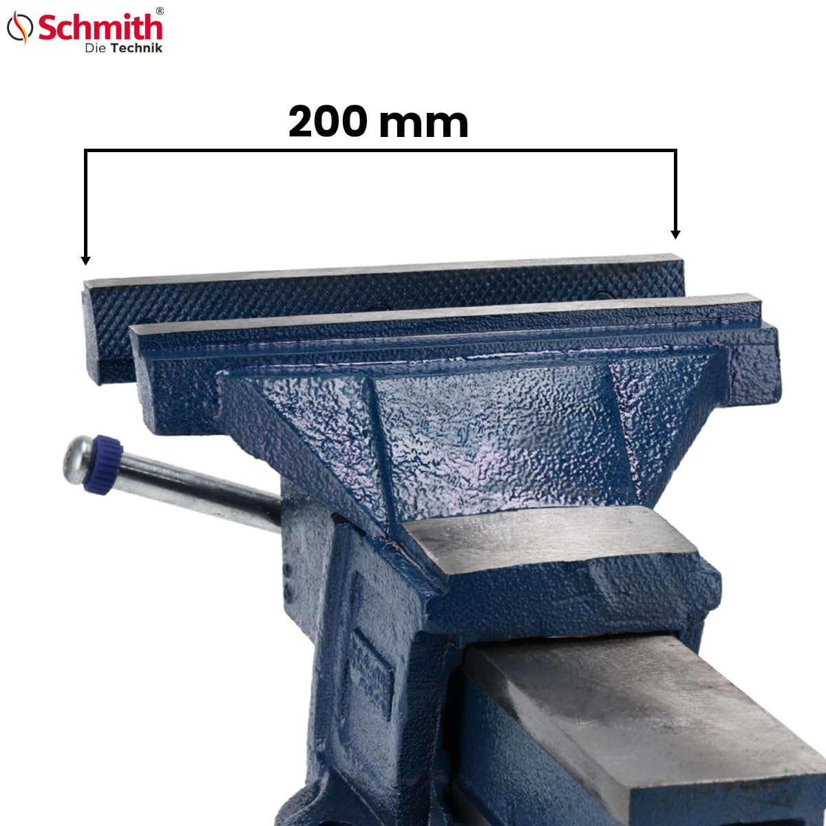 Morsa Fissa Professionale 200 mm per Banco Officina