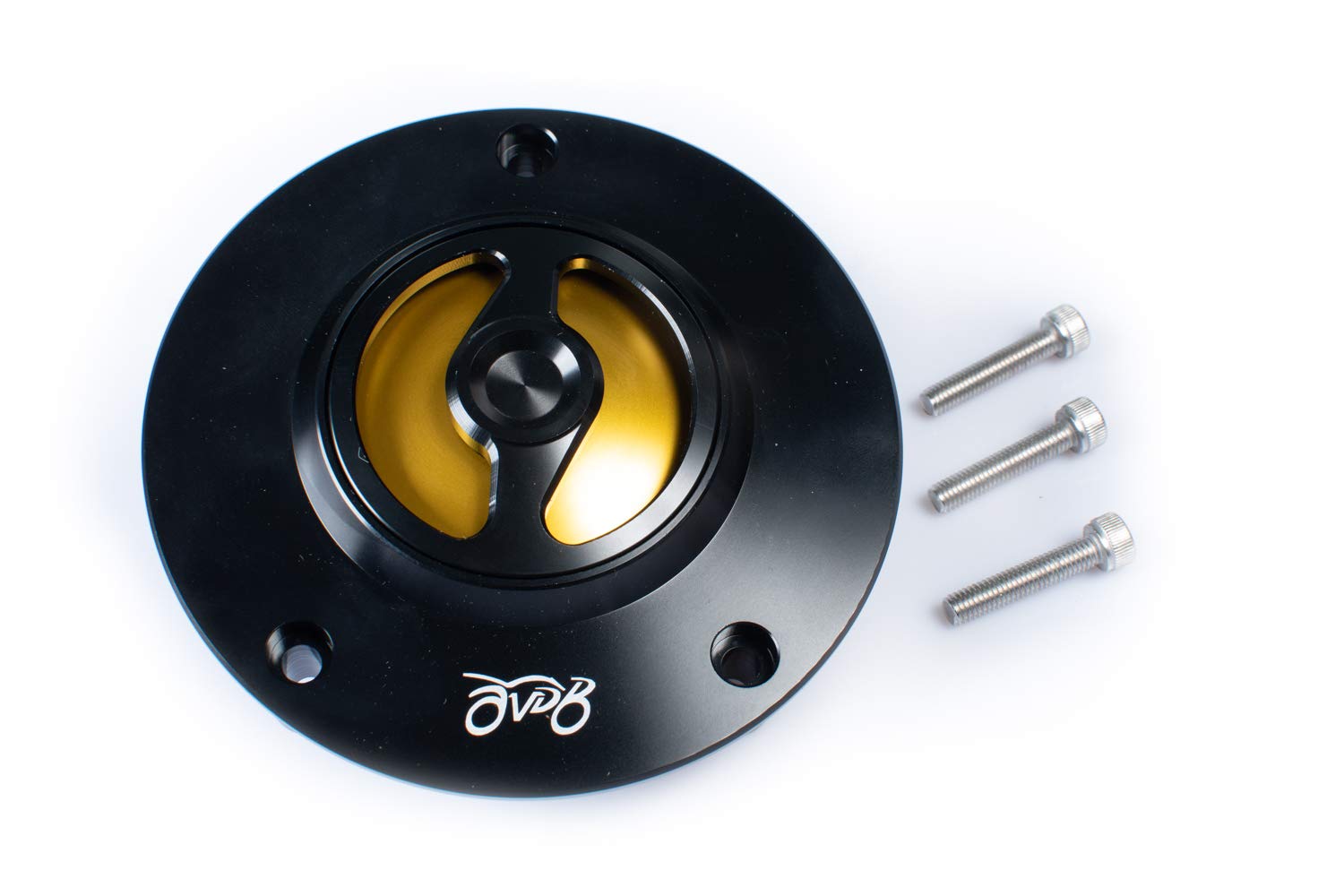avdb-moto Trappe Essence Bouchon Réservoir Rapide 1/4 Tour compatible avec SUZUKI SV, SVX 650 WCX 2016-2024, GSXR 1000, GSX-R 1000R 2017-2018, GSR 400 GK7 2006-12, GSXR 125 WDL0 2017-2024 (Or)