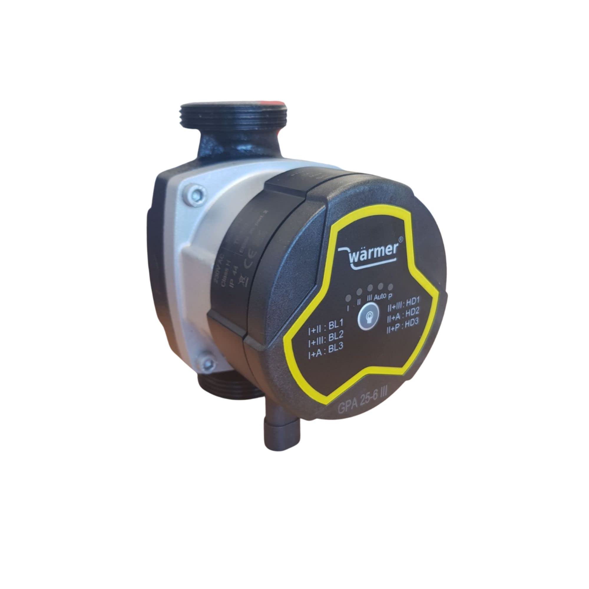 Pompa dell'acqua per riscaldamento centralizzato GPA25-6/130 Pompa di circolazione ad alta efficienza a risparmio energetico per riscaldamento domestico, acqua calda e sistema di