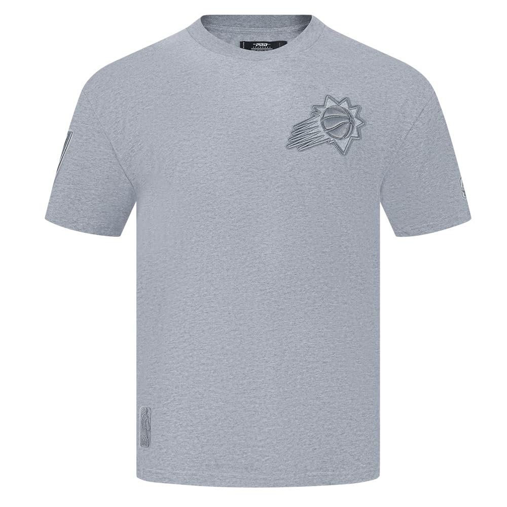PRO Standard Men's NBA Neutral Short Sleeve Tee, Dark Heather Gray, XL