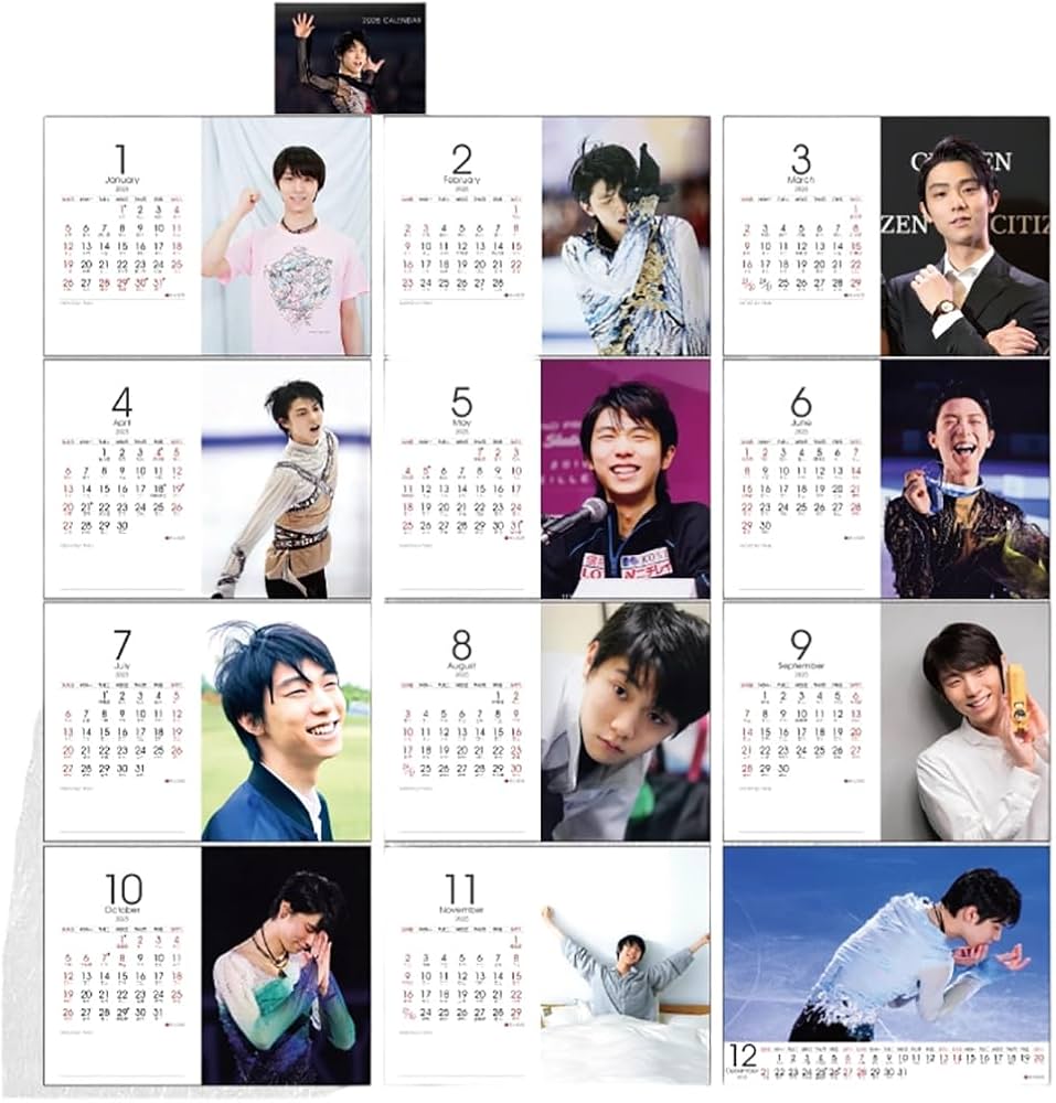 Amazon | 羽生結弦 卓上カレンダー 2026年 スケジュール 写真集