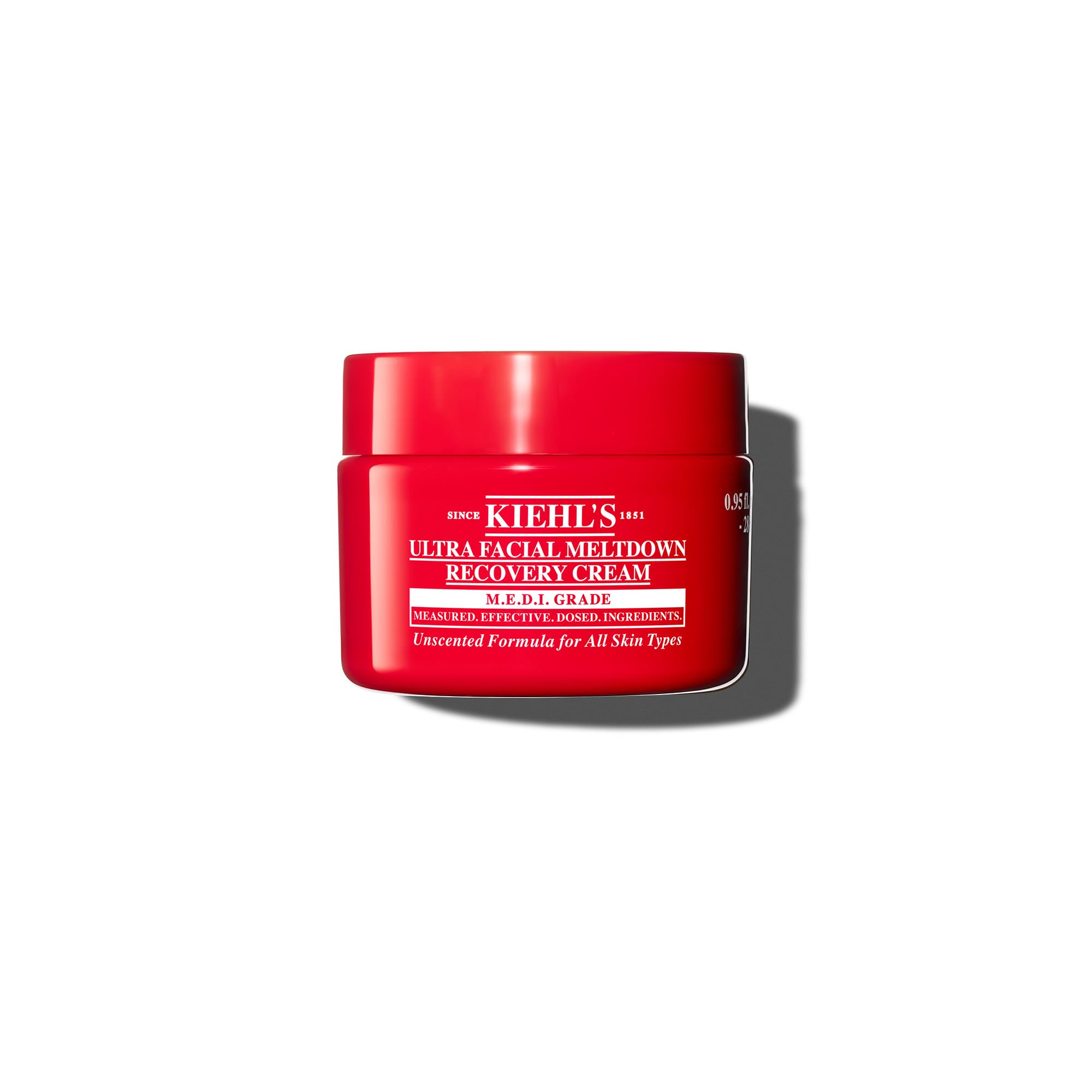 KIEHL'S Ultra Facial Meltdown Recovery Cream, Crema Viso Lenitiva, Per Pelli Secche e Sensibili, Azione Riparatrice, Sollievo Immediato, 96H di Idratazione, Con Avena Colloidale e Dexpantenolo, 50 ml