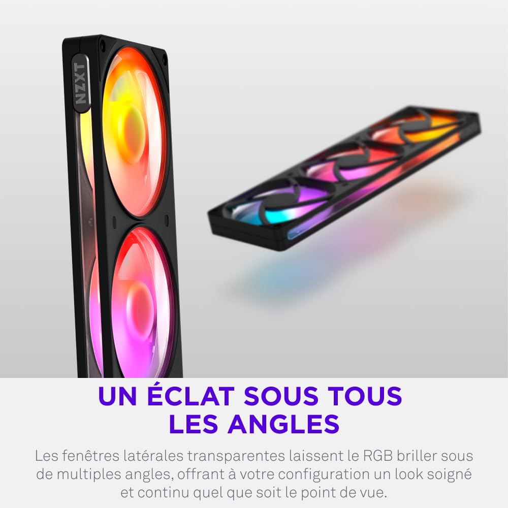 NZXT F360 RGB - Ventilateur monobloc 360mm PWM RGB - Noir