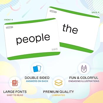 Amazon.com: Springflower 600 Sight Words Flash Cards, Dolch