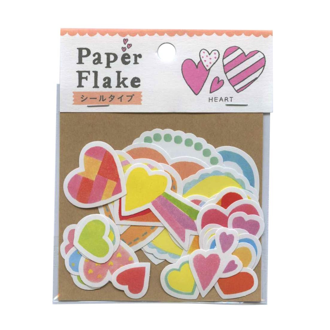 Amazon | いろは出版 アルバム用デコフレークシール by AIUEO【ハート