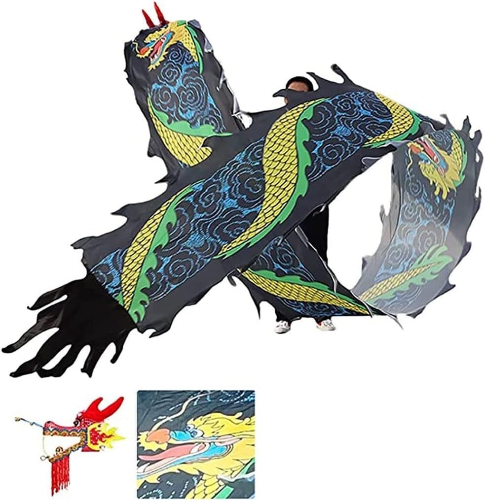 TFG - Ttfd Ribbons Dragon Dance Youth Outdoor Fitness Ribbons Fitness Equipment Outdoor Sports(E,8m/26ft)