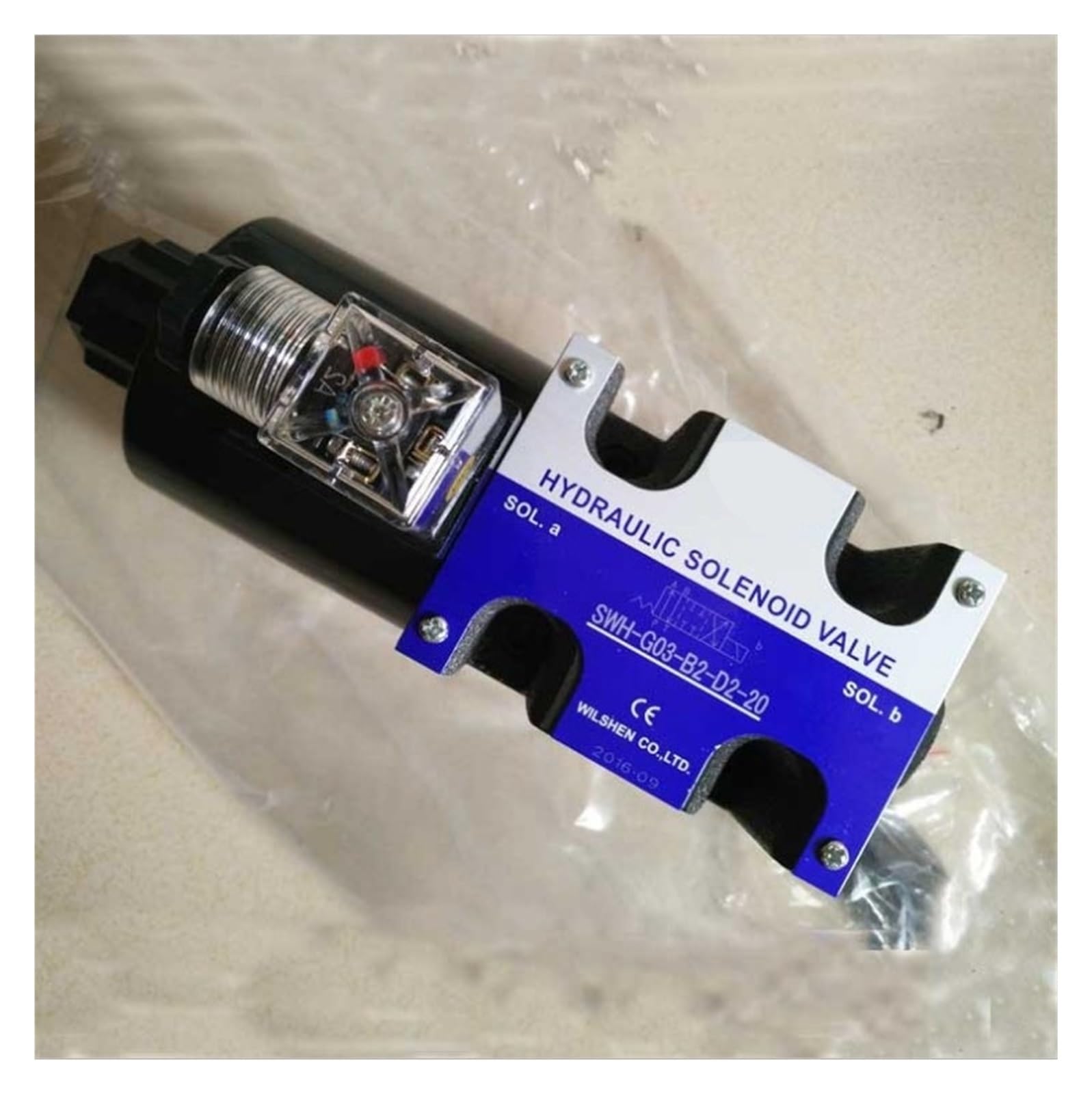 Huuoqiwy One Color Hydraulic Solenoid Valve Swh-G03-B2-20