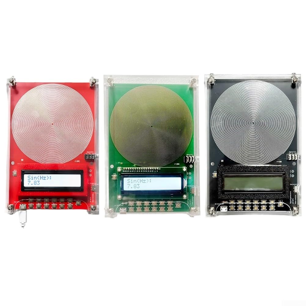Digitaler Niederfrequenz-Pulsgenerator 7 83Hz Resonant mit einstellbarer Frequenz 0 1Hz bis 30kHz, unterstützt Sinus- und Quadratwellen, USB-betrieben (Schwarz)