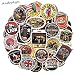 Produktbild PMSMT 45Pcs / Set Vintage Motorrad Mädchen Aufkleber Gran Torino Muster für Skateboard Laptop Gepäck Gepäck Schönheit Pegatinas Aufkleber