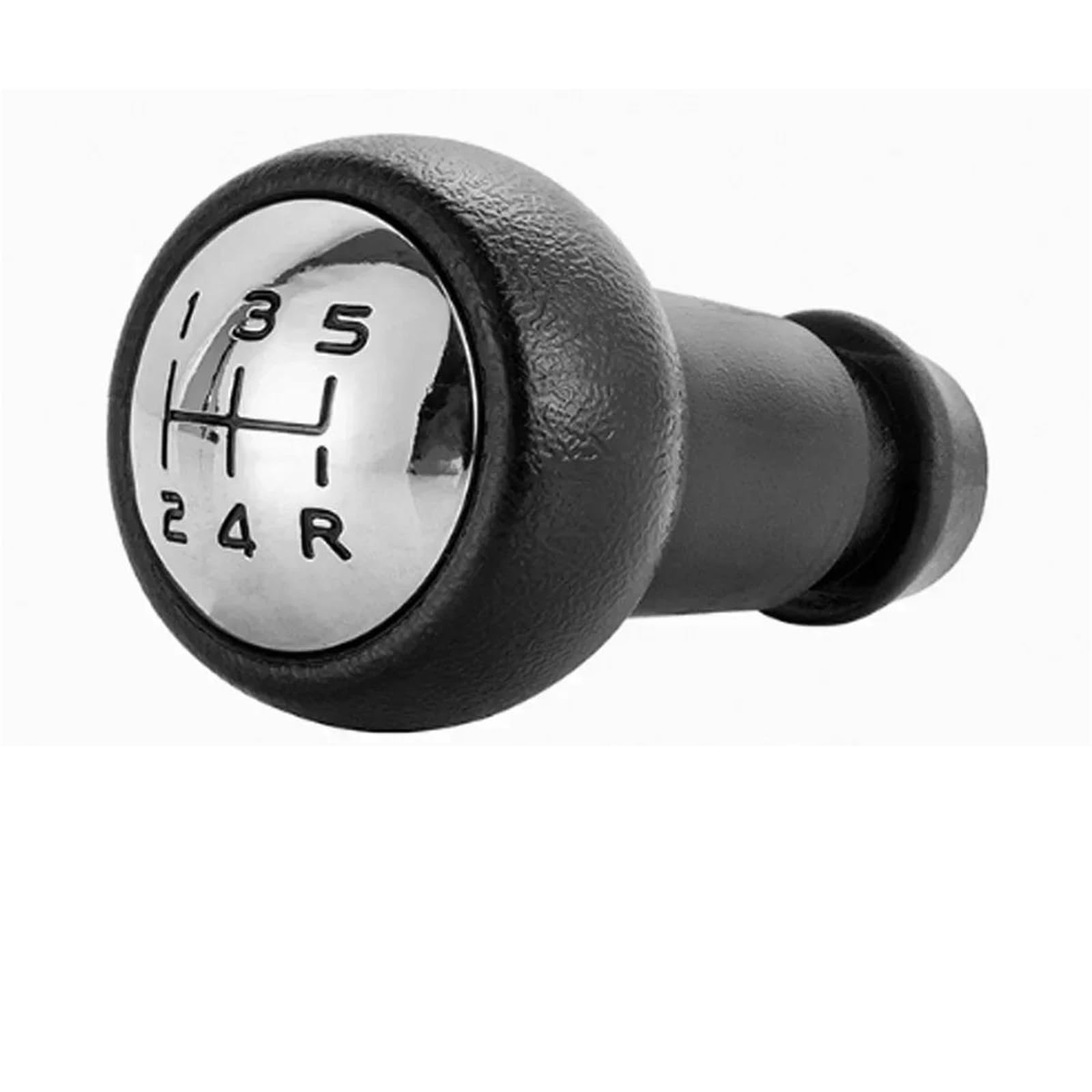 Qmtvfsrh Silvery Car Gear Shift Knob For Peugeot 206 207 306 307 308 3008 406 4007 5-Speed Gear Lever Suitable Handball Shift Adapter Manual