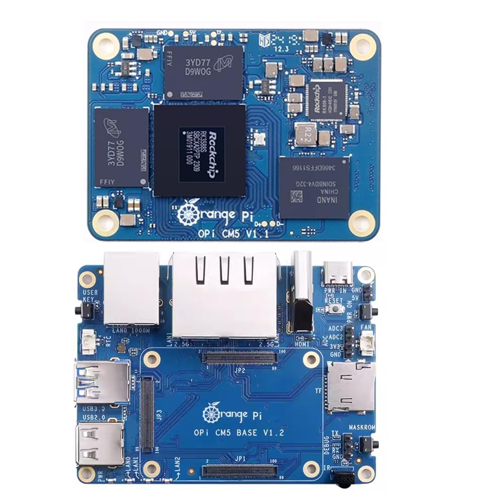 Amazon.com: Orange Pi CM5 8GB RAM 32GB EMMC DDR4 Rockchip RK3588S