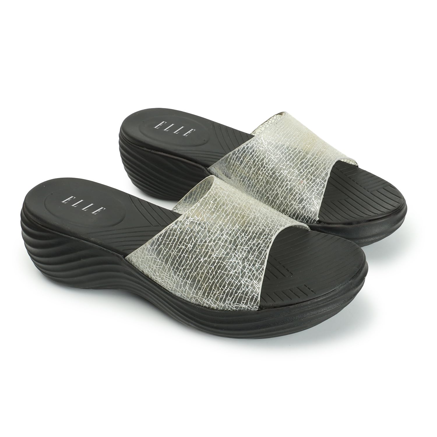 Elle Womens Comfortable and Stylish Sandal for Party Office UseI Daily Use,EL-ST-Wn-42 Black Wedge 5 Kids UK (B0CRDWJ5Y2) Amazon Price History, Amazon Price Tracker