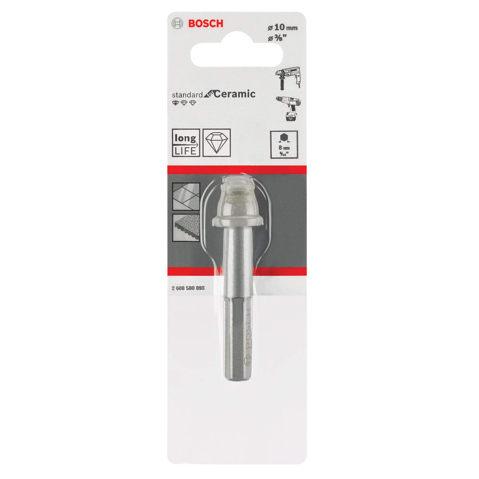 Bosch – Diamant trocken HSS Standard for Ceramics, 14 x 33 mm 87520429