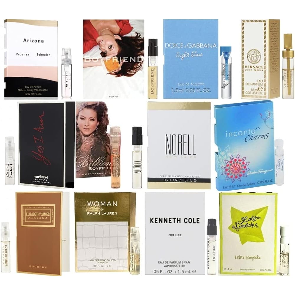 5/mo Finance Sampler Lot of Designer Fragrance Samples for Women