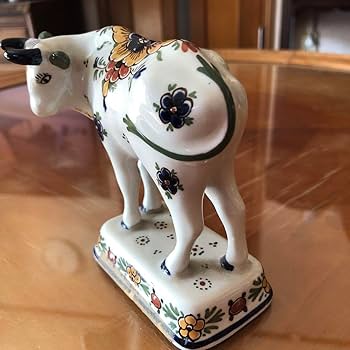  Delft ロイヤルデルフト オランダ　陶器　牛　赤絵 Royal Delft ロイヤルデルフト オランダ 陶器 牛 赤絵
