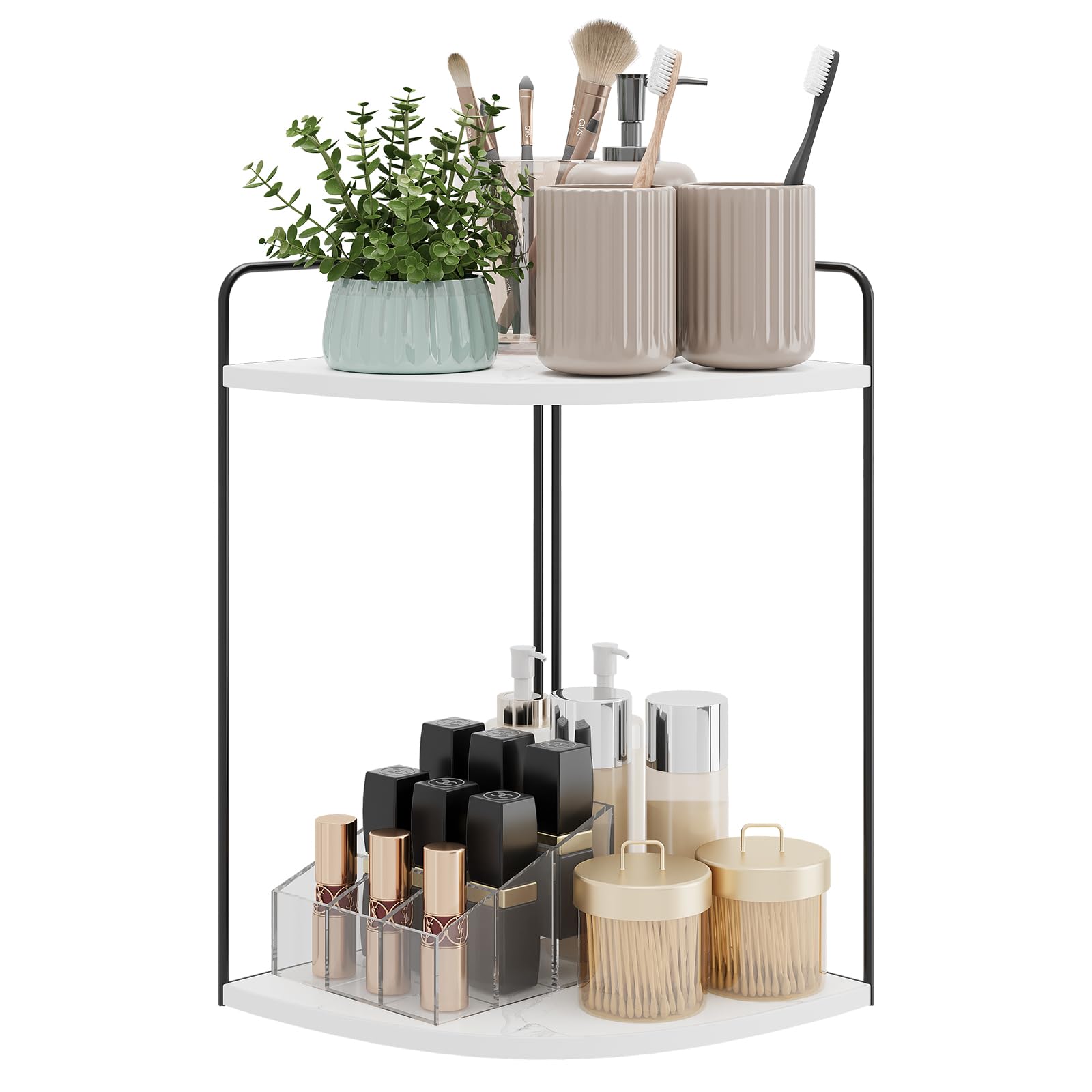 Bathroom Counter Organizer, Vanity &amp; Makeup Countertop Organizer