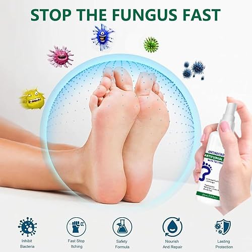 Miniatura 4 de Spray desodorante natural para pies y zapatos, spray para pies de atletas, cuidado natural de los pies para picazón y alivio de olores, fórmula