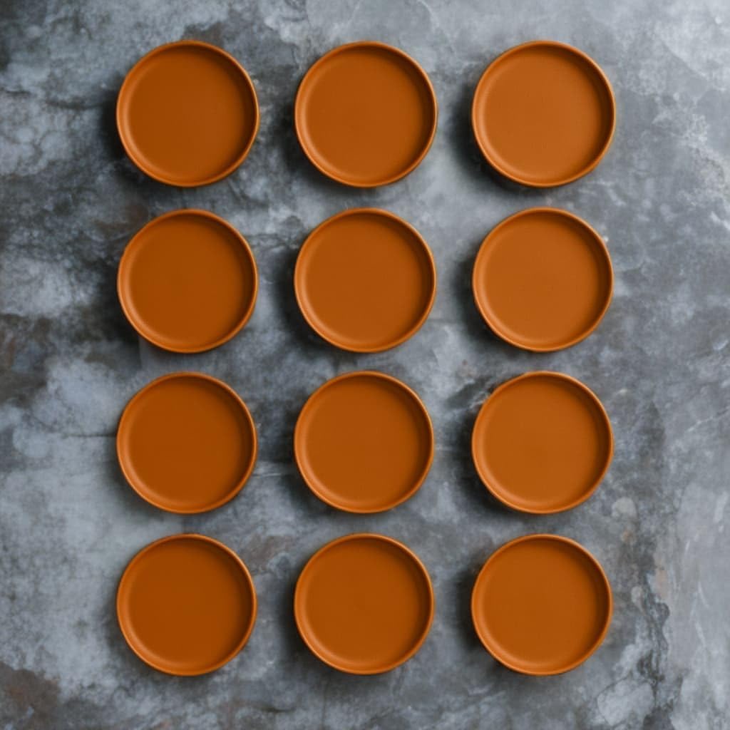 Terracotta Wall Plates - Handcrafted Rustic Décor -18