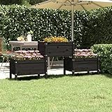 ⛱️【Robuste et durable】Bois de pin massif : le bois de pin massif est un matériau naturel magnifique. Le bois de pin a un grain droit et les nœuds donnent au matériau son aspect caractéristique et rustique.Cadre stable : le cadre en bois assure robustesse et stabilité.Remarque :Chaque produit est livré avec un manuel de montage dans la boîte pour un montage facile.