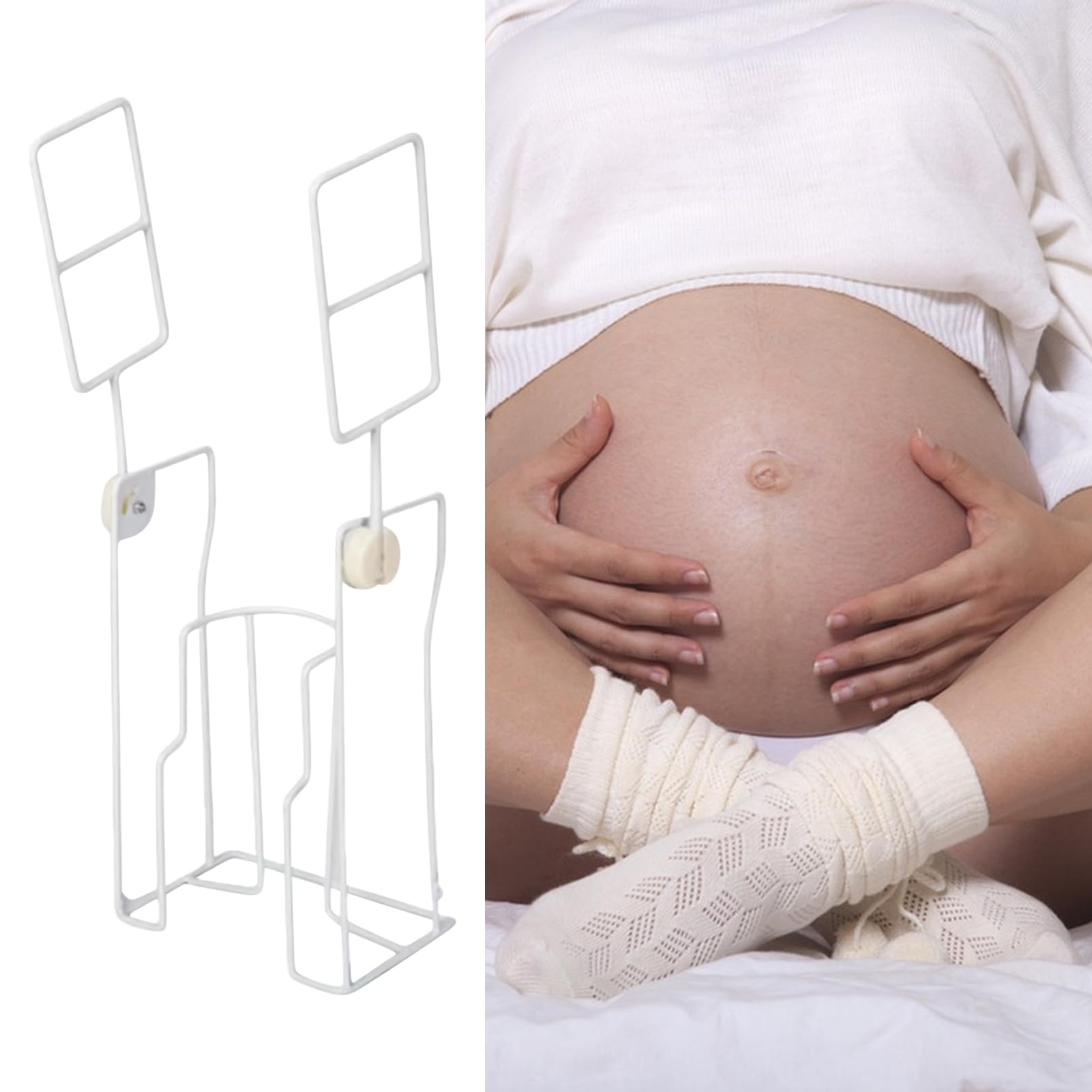 Calcetines de compresión, herramienta adaptativa para personas mayores, atletas, mujeres embarazadas, ayuda de vida diaria para abuela, abuelo, mamá, papá, ciclistas y fácil de vestir