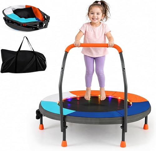 Trampoline Intérieur Enfant Ø90CM GOPLUS