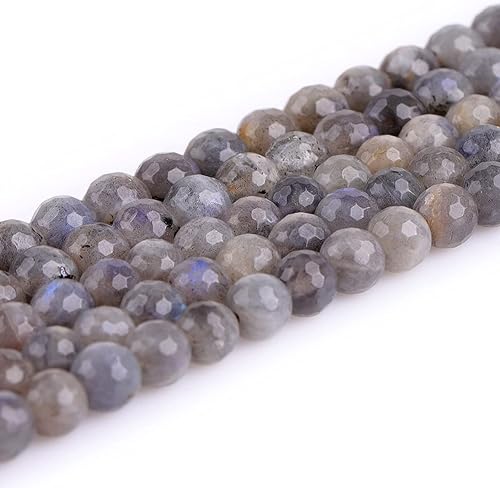 Miniatura 447 de GEM-Inside Red Orange Carnelian Gemstone Loose Beads Natural Energy Power Beads for Jewelry Making Round Faceted 8mm 15