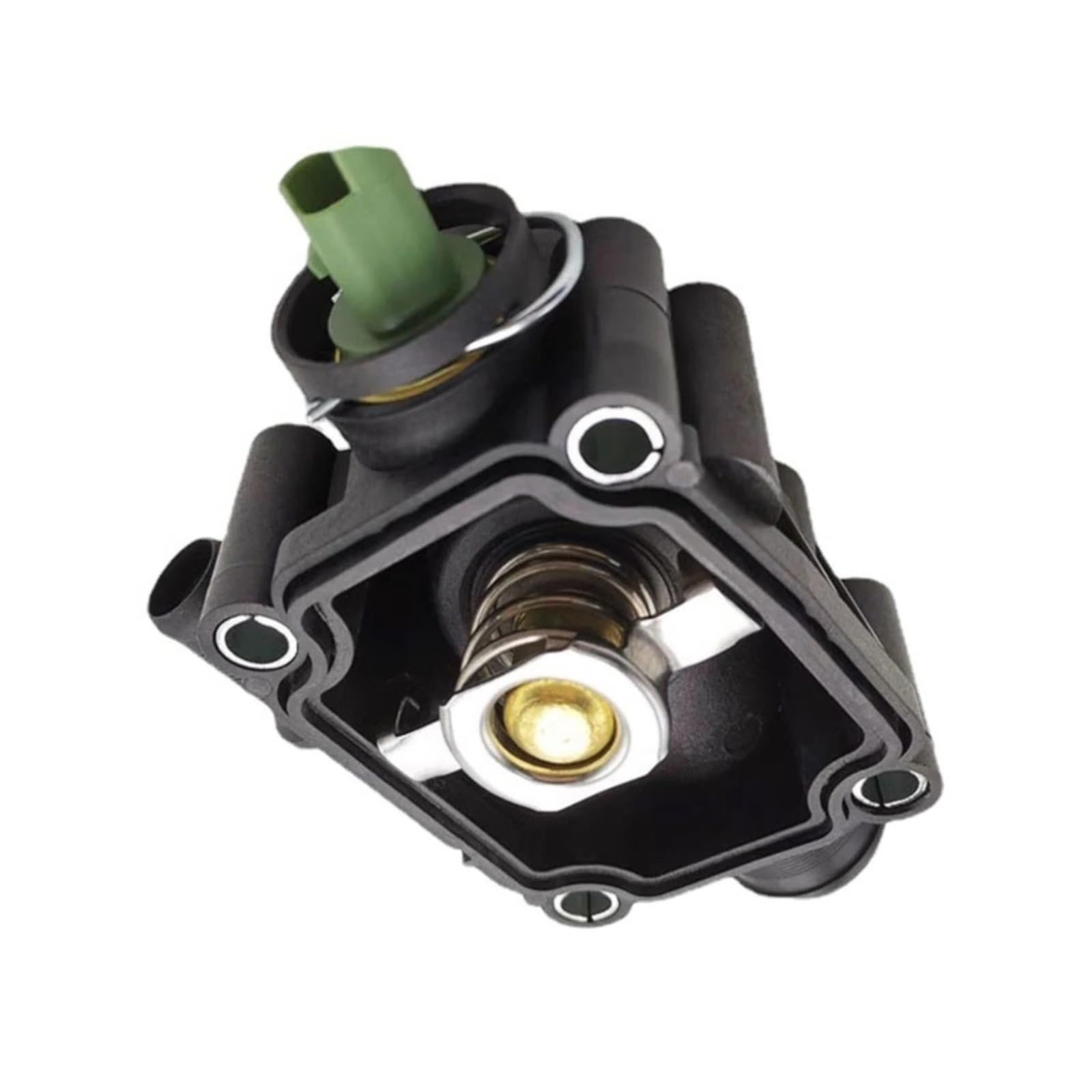 Engine Thermostat Assembly Compatible With C&itroen For C3 2002-2005 For C4 2004-2011 243CSD12885 1336.Z0 1336Z0 9647265980 96472659 Engine Thermostat Housing Assembly