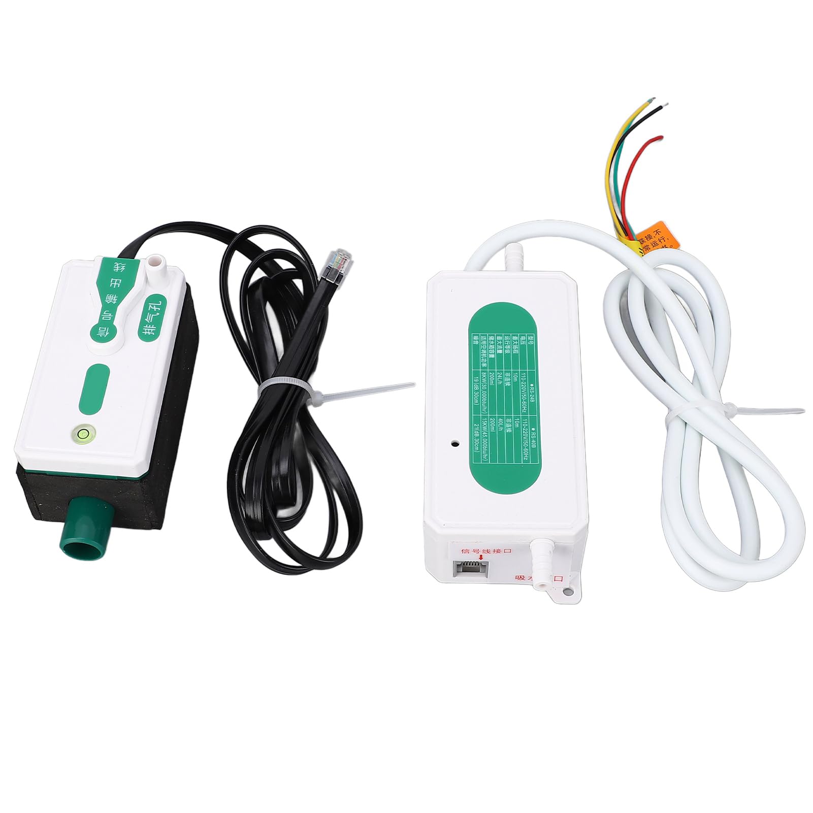 Bomba de Condensado de HVAC de Alto Rendimiento y Alto Rendimiento, 24l/h, Cabezal de 10 M, Instalación Fácil, Tecnología de Detección de Sondas, 110-230V, Energía Eficiente, para Aires