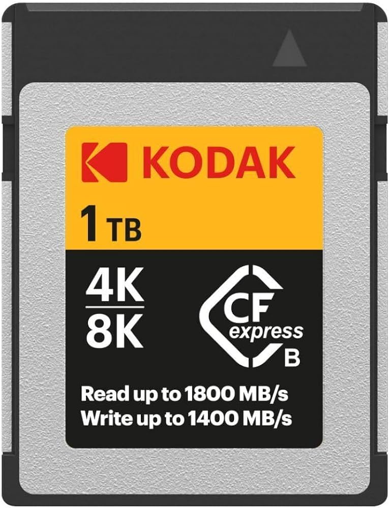 Amazon.com: Kodak CFexpress Type B 1TB Memory Card with 1800MBps