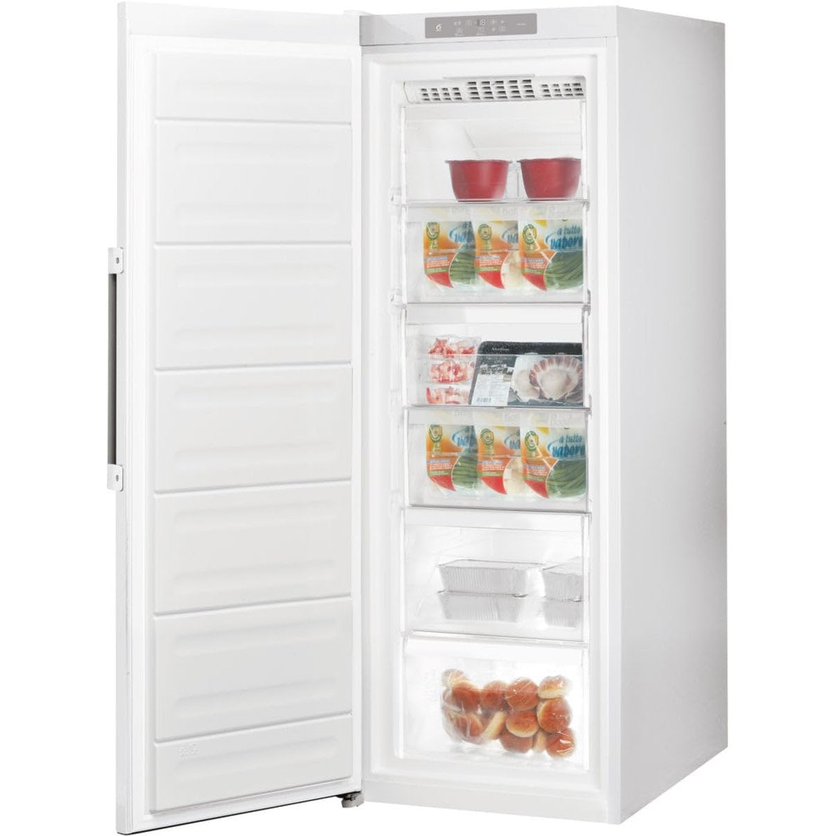 Whirlpool UW6 F2C WB 2, Congelador vertical, E, 223 litros
