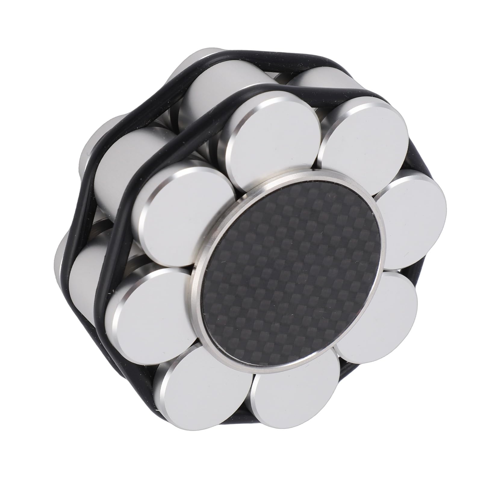 Estabilizador Universal de Peso para Discos de aleación de Aluminio, Abrazadera para Tocadiscos de Vinilo HiFi, estabilizador de Disco para giradiscos Que Reduce Las Vibraciones,