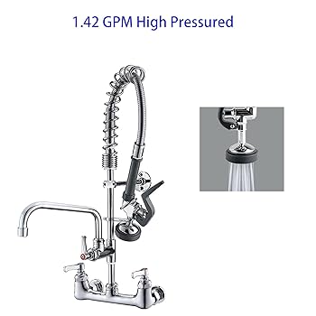 Amazon.com: Pre Rinse Sprayer Sink Sprayer Replacement Spray