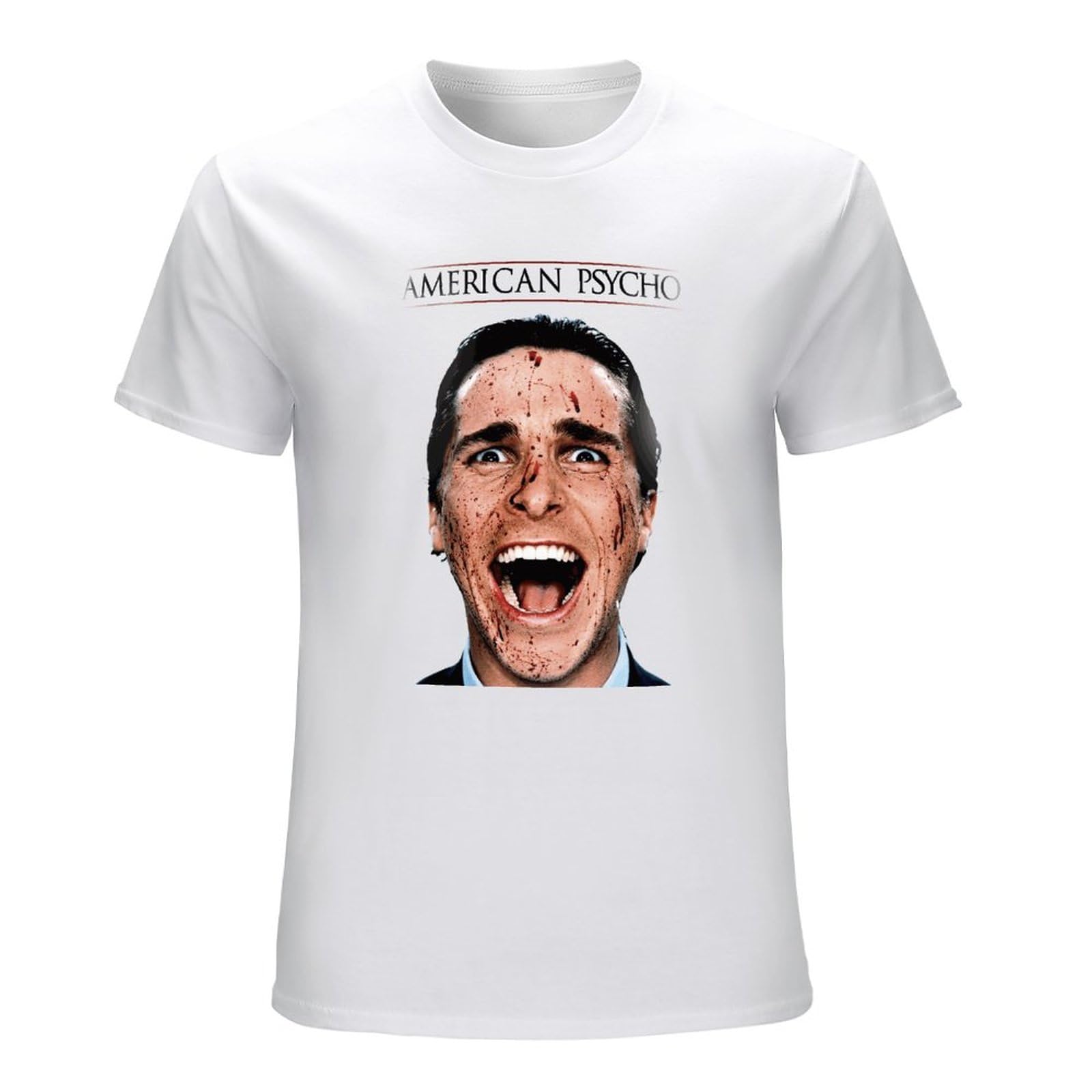 LI YA DENTAL American Psycho Splatter Face T Shirt White L