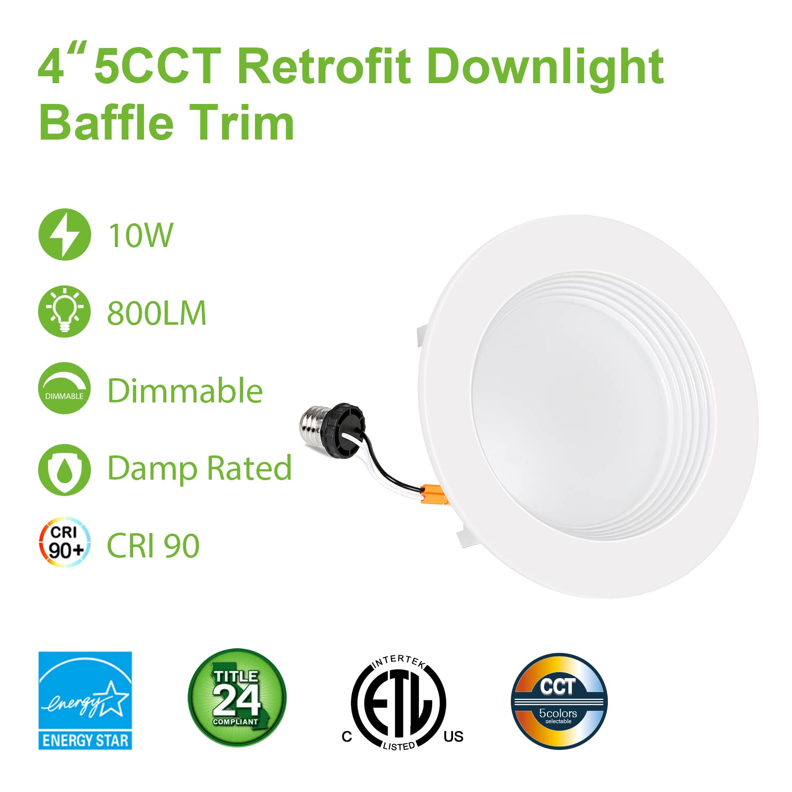 esay to install fit any 4 “ cans