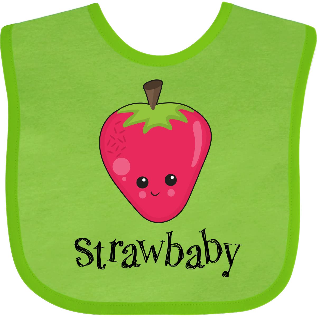 inktastic Cute Strawberry Strawbaby Baby Bib