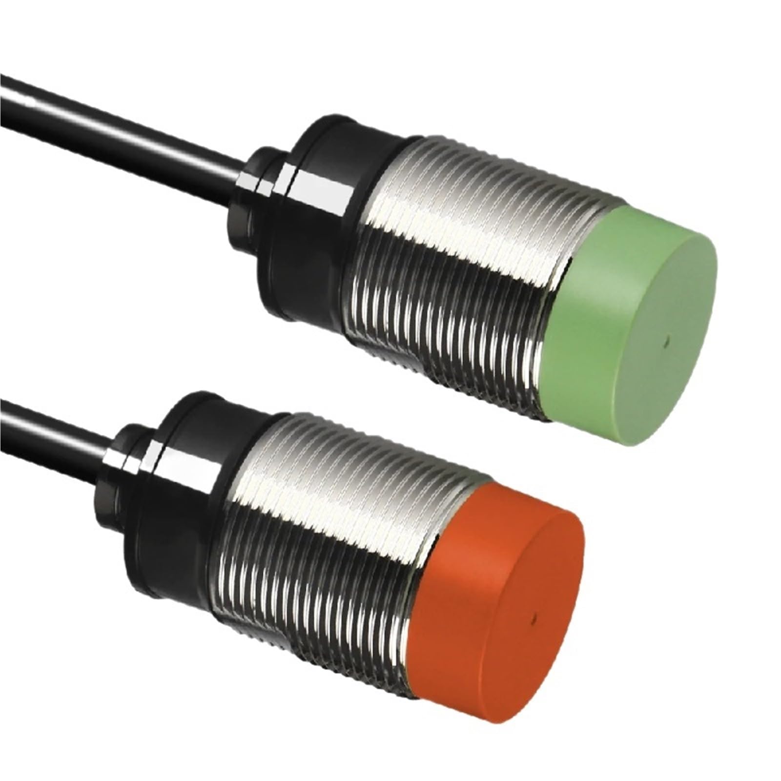 QfUxYYSLD 1 x PR30 Proximity Switch Unit, Non-Recessed, M30, Short, NPN, PNP, 12-24 VDC, 15 mm Sensing Distance, Metal Inductive Proximity Switch(PR30-15AO)