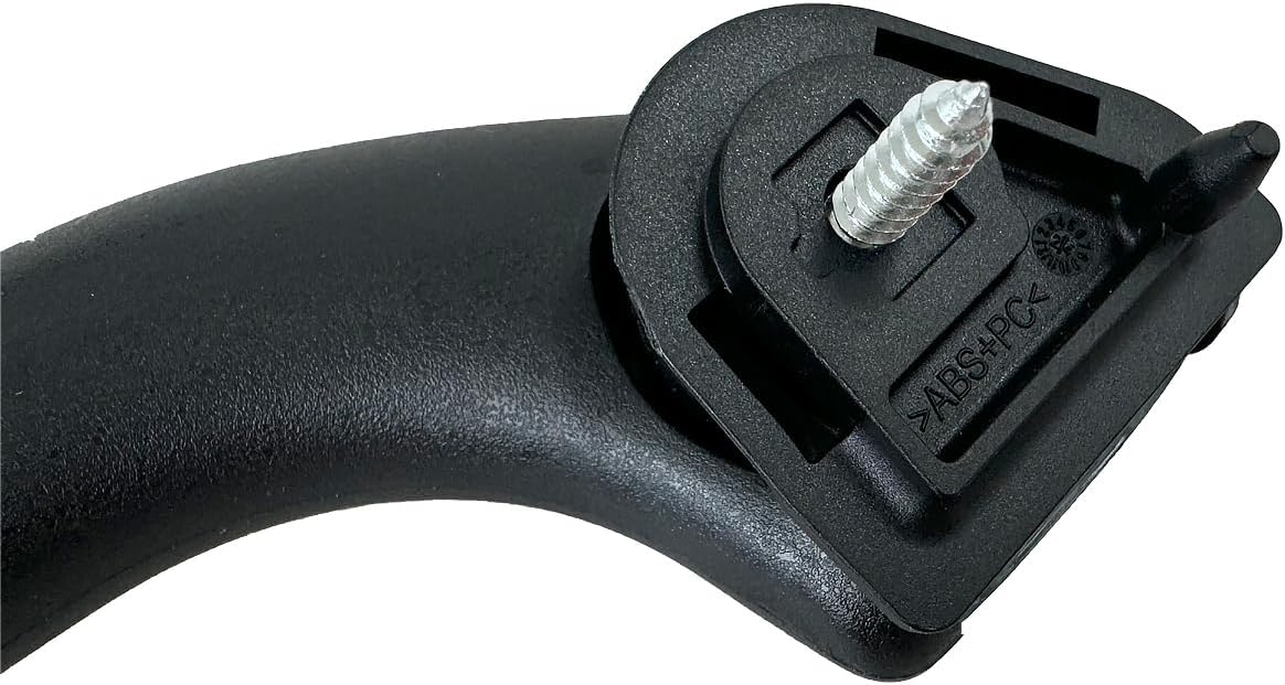 1 Set Interior Roof Grab Handle Compatible with Golf 4 GTI R32 Polo MK4 9N Jetta A4 6N0857607K 6N0857607L (Black)