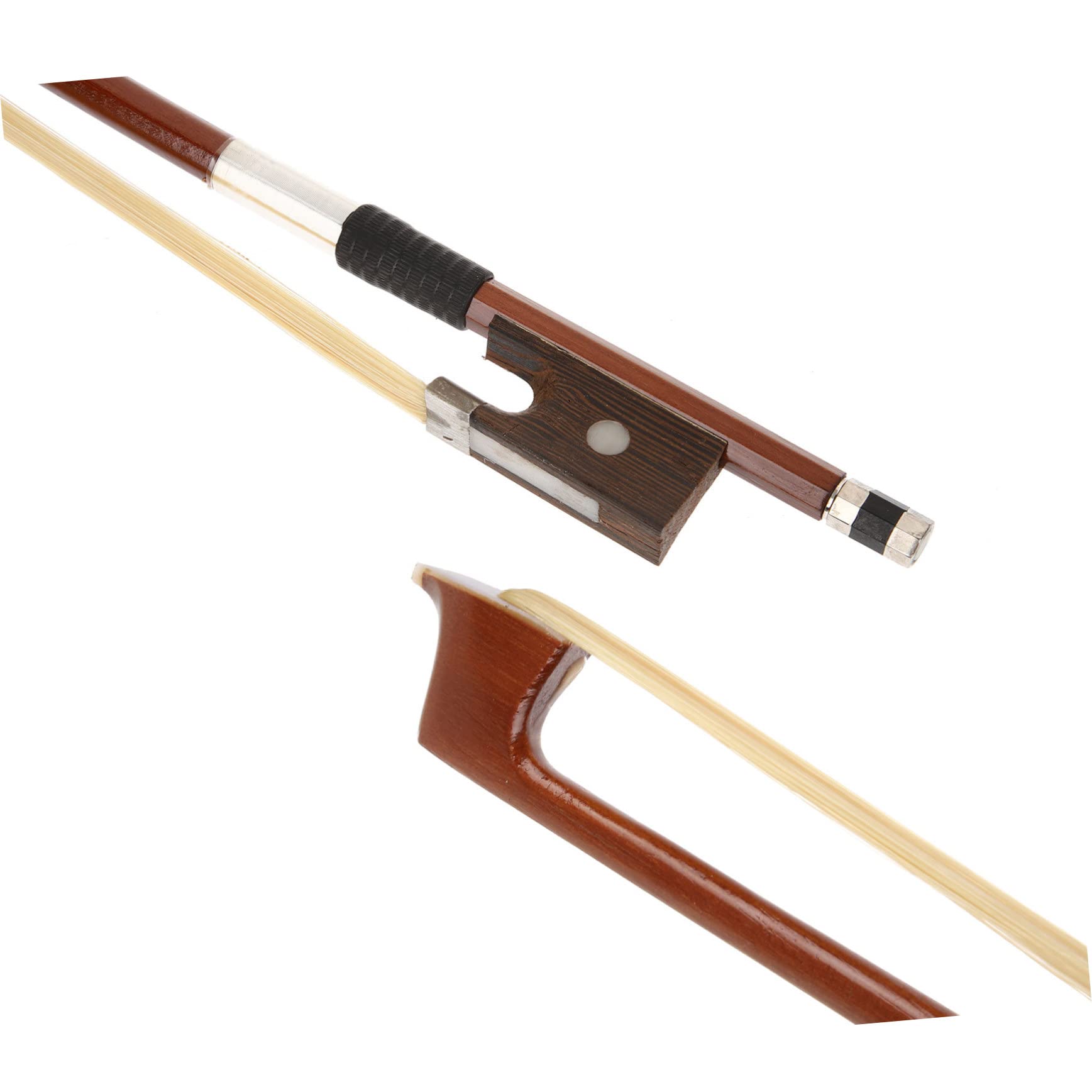 TOYANDONA 4pezzi Violin Bow Per Principianti Legno Con Coda Di Cavallo Naturale Per Pratica e Performance Strumento Musicale Di Qualità Per Studenti