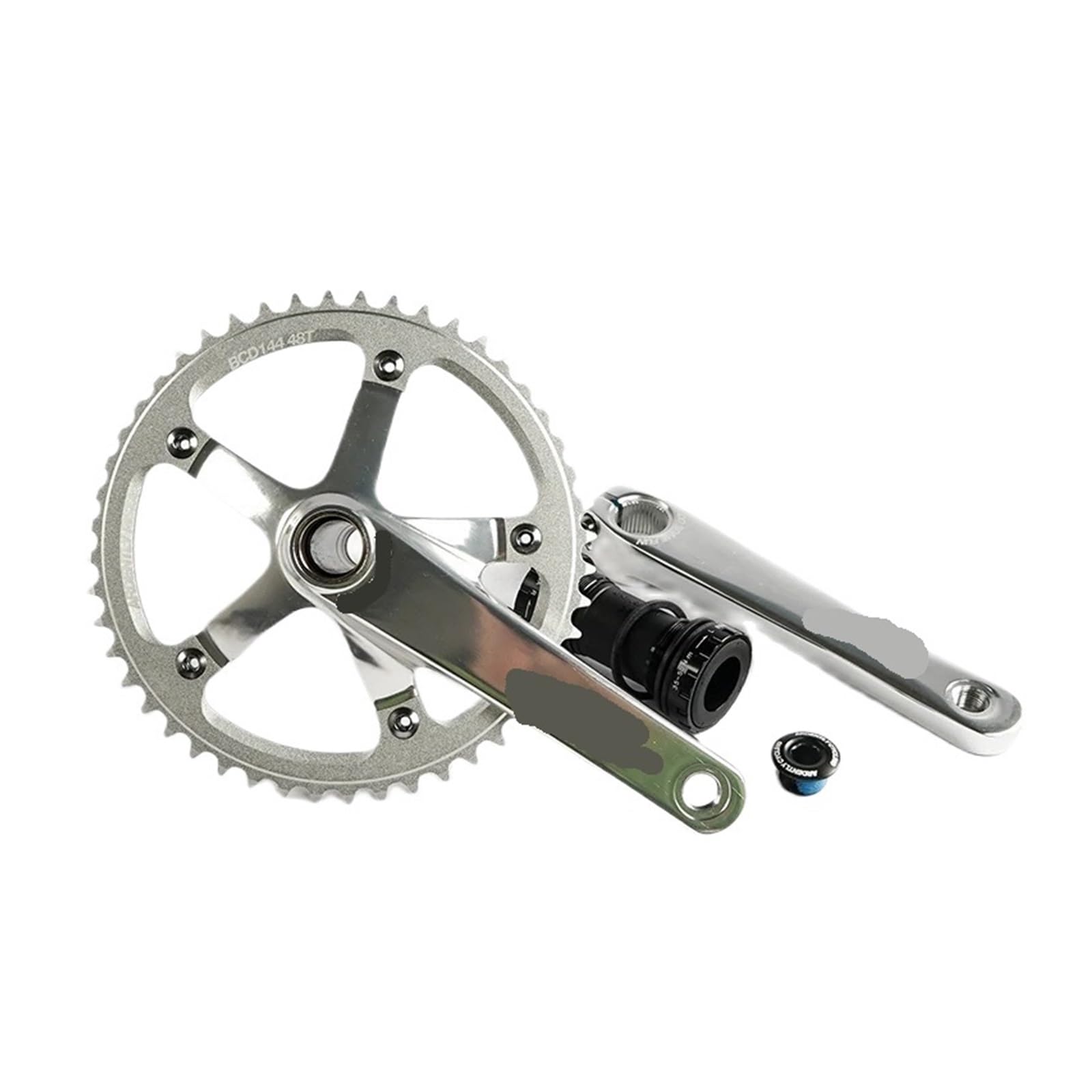 Platos y bielas Fixie Aluminio 48T 165mm 144 BCD