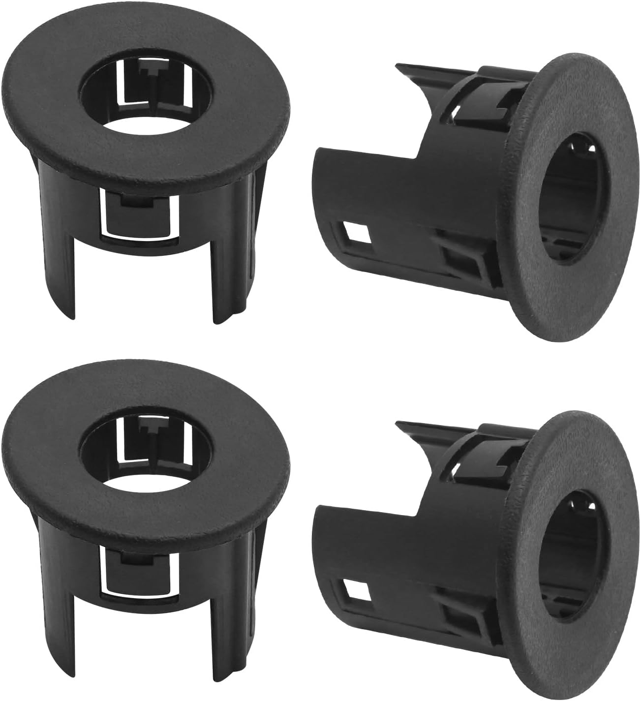 4Pcs Parking Assist Sensor Bracket Bezels, PDC Sensor Bracket Replacement for Chevrolet Avalanche 2007-2013, GMC Sierra 1500, Sierra 2500 HD, Sierra 3500 HD 2007-2014, Replaces# 25844782