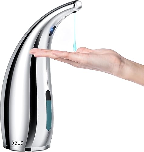 Dispensador automático de jabón con sensor infrarrojo Jabón de manos ajustable de 4 niveles sin contacto para cocina, baño, dispensador eléctrico a