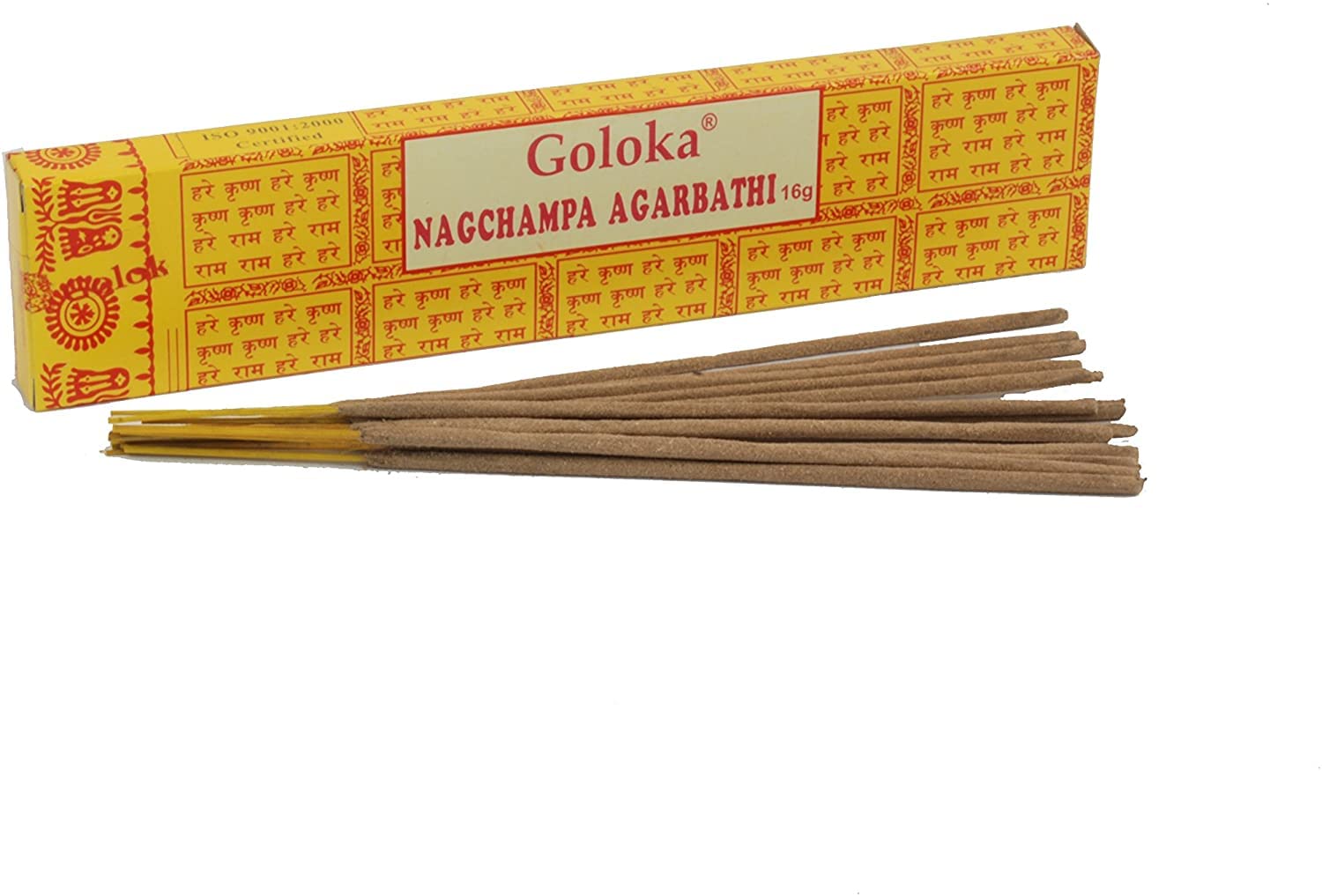 Goloka Nagchampa Agarbathi, incenso, 24 Box