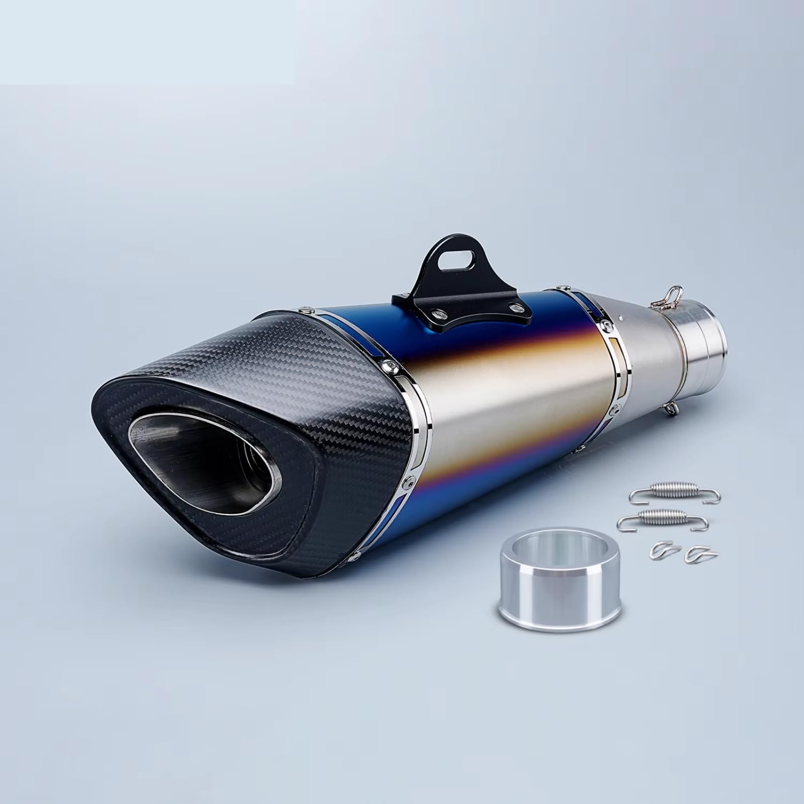 Compatibile Con Per Z1000 Per Z900 51mm Universale Silenziatore Di Scarico Moto R11 Modificato Slip On Adattatore Parti Del Tubo(C)