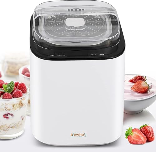 Newhai Máquina automática para hacer yogur con control de temperatura constante y control de temporizador máquina para hacer yogur congelado